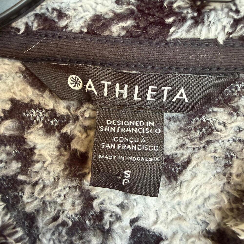 Athleta Tugga Sherpa Jacquard Hoodie Small - Picture 2 of 3